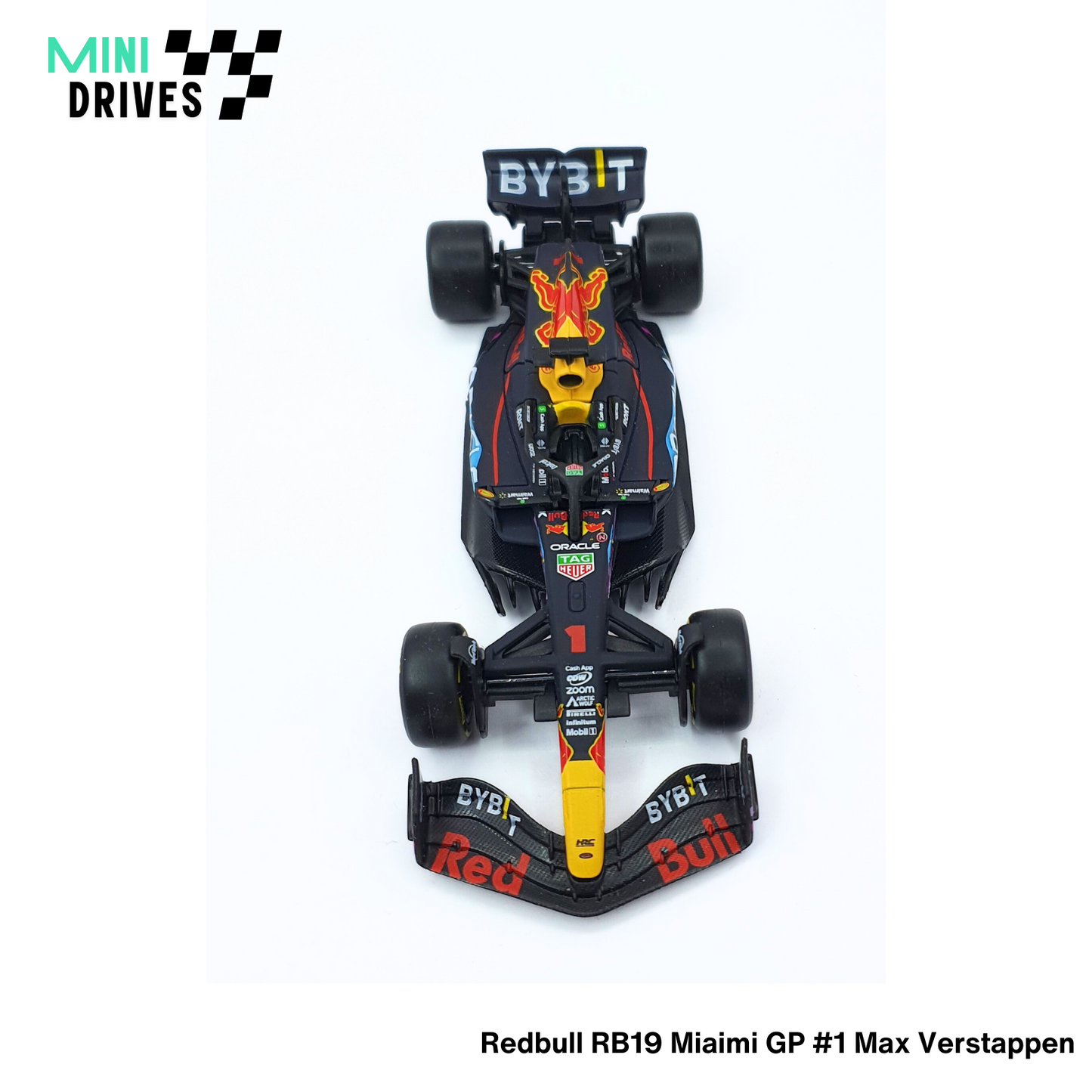 Bburago F1 1:43 Redbull RB19 Miami GP #1 Max Verstappen