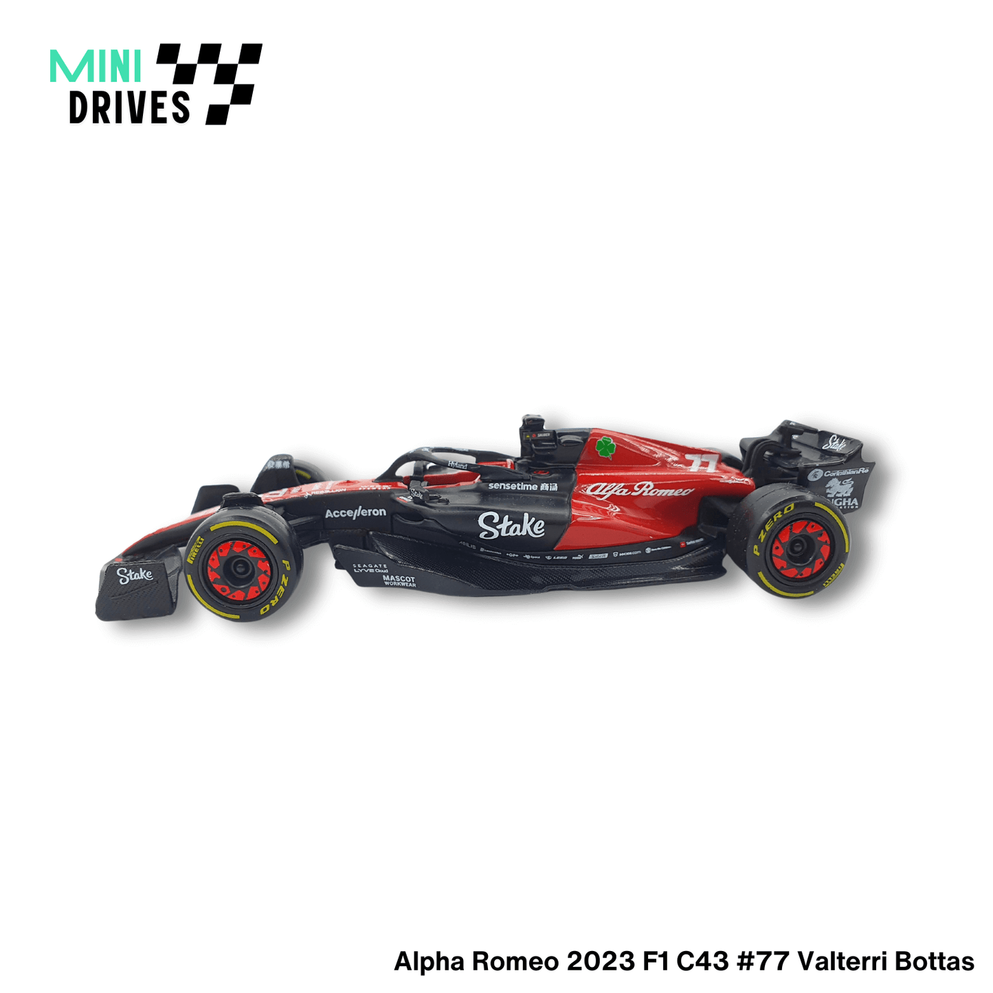 Bburago 1:43 F1 Alpha Romeo 2023 F1 C43 #77 Valterri Bottas