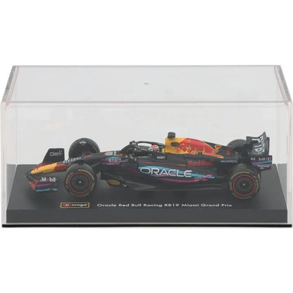 Bburago 1/43 Scale Red Bull RB19 Miami GP # 1 (With Case and Helmet)